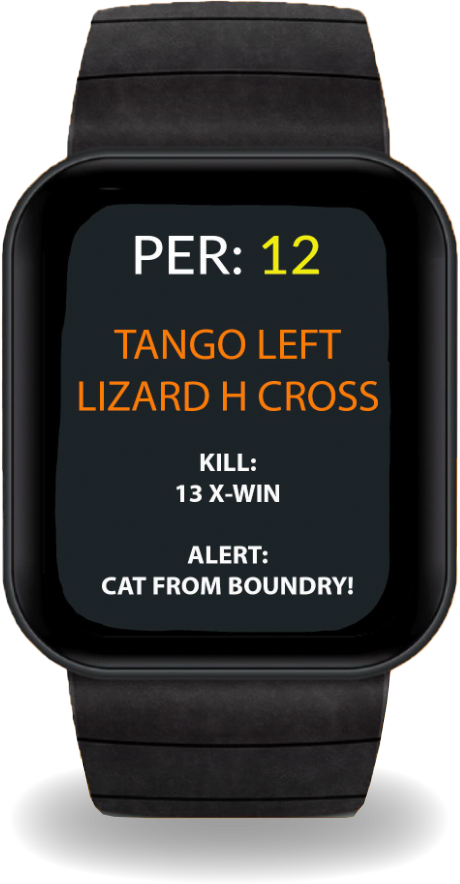 Tango Left Lizard H Cross - w_ shadow