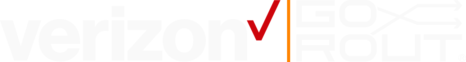 Verizon and GoRout - Logos - White