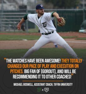 Tiffin University GoRout pitch calling devices