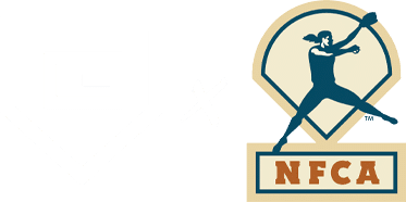 GoRout diamond logo next to NFCA softball logo