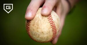 standard 2-seam fastball baseball pitch grip