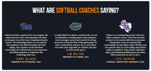gorout softball college testimonials