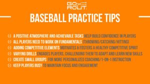 baseball practice tips infographic