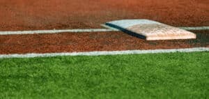 softball double first bases
