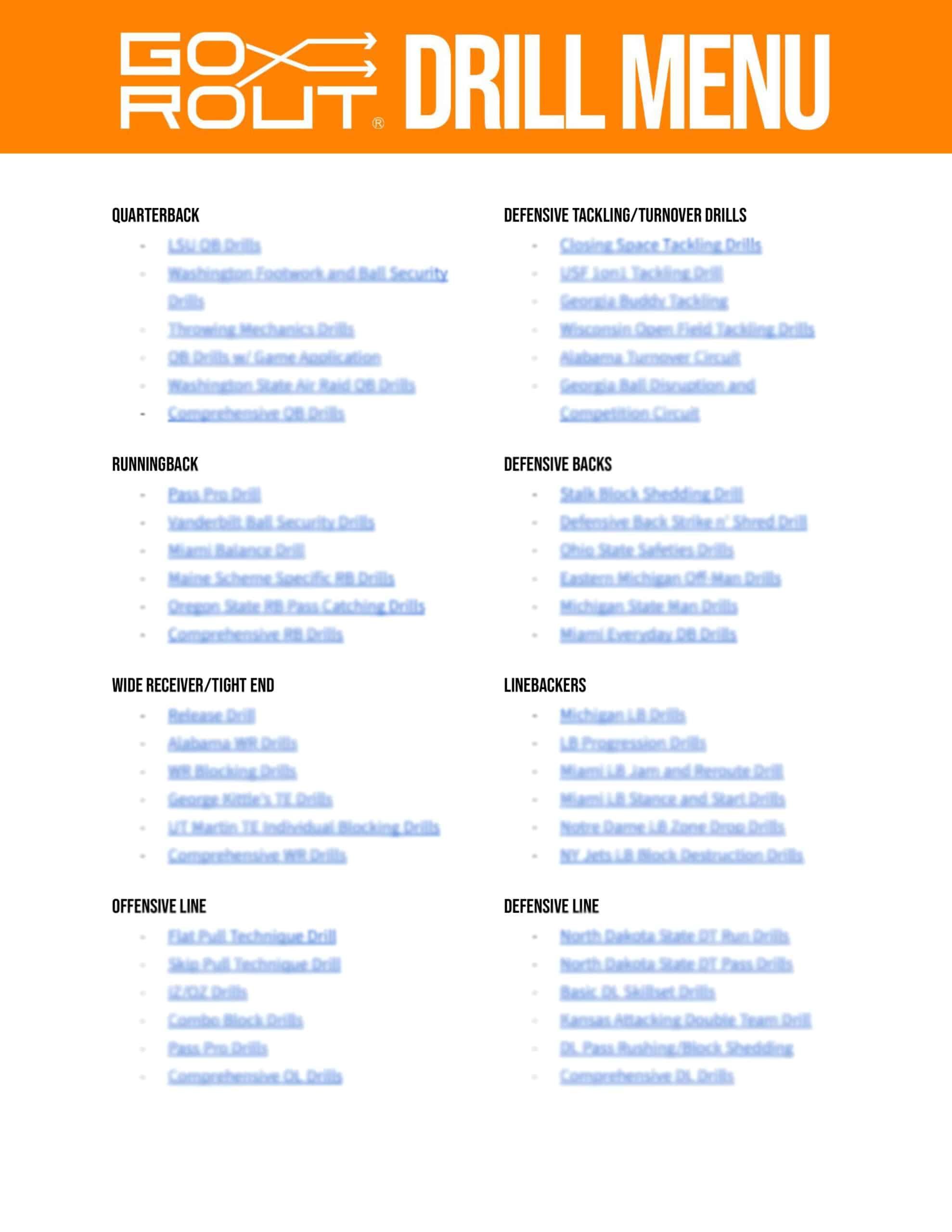 Football Practice Plans
