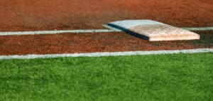 softball double first bases