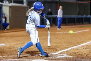 college softball power hitting drill