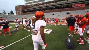 gauntlet drill at football practice