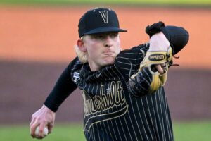 vanderbilt baseball pitcher wearing wrist device