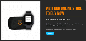 gorout baseball wristband product page