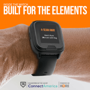 graphic of gorout diamond digital wristband in use