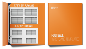 gorout football wristbands template