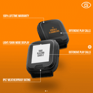 gorout gridiron player device watches 