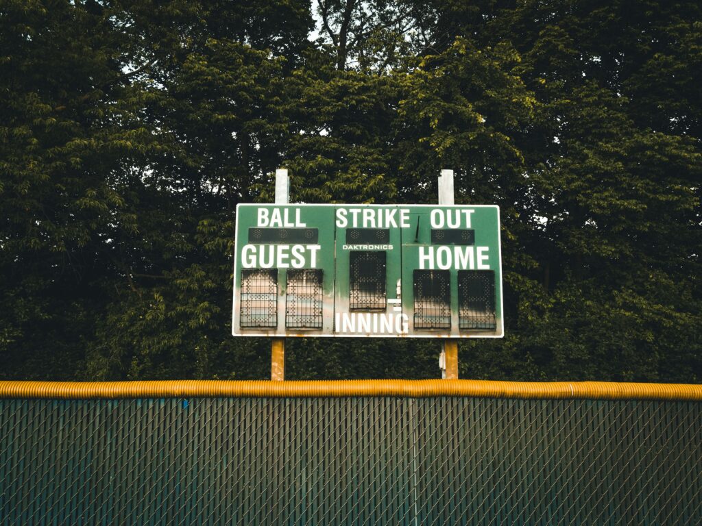 softball scoreboard blank
