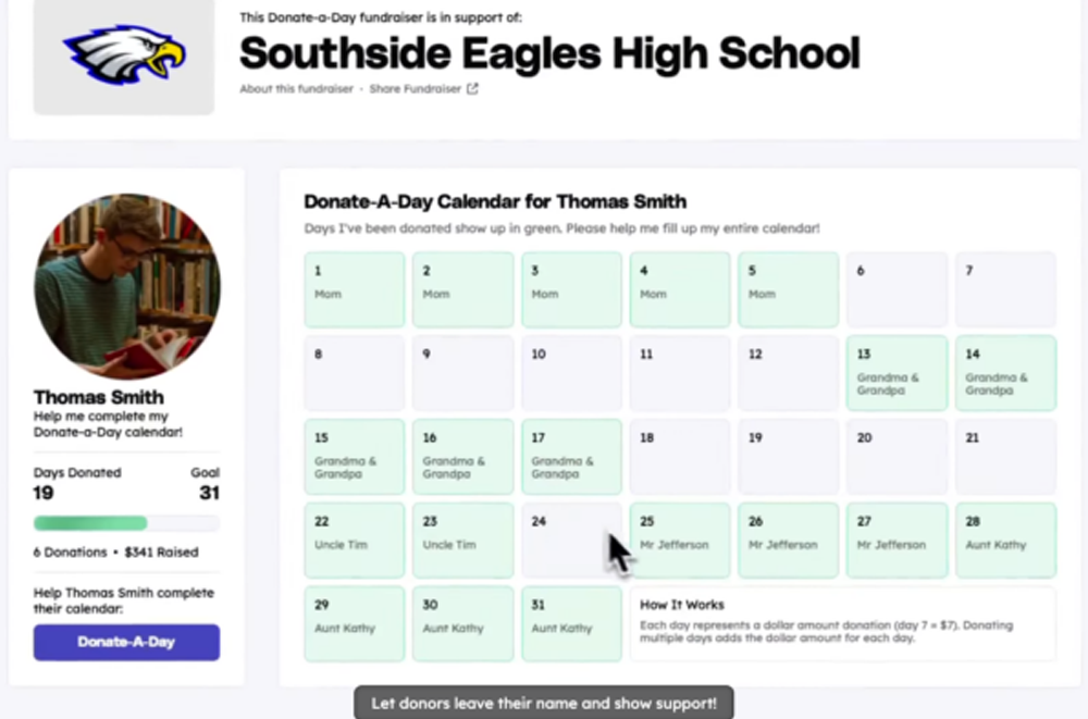 Calendar Fundraiser