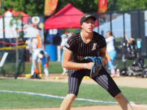 softball first baseman